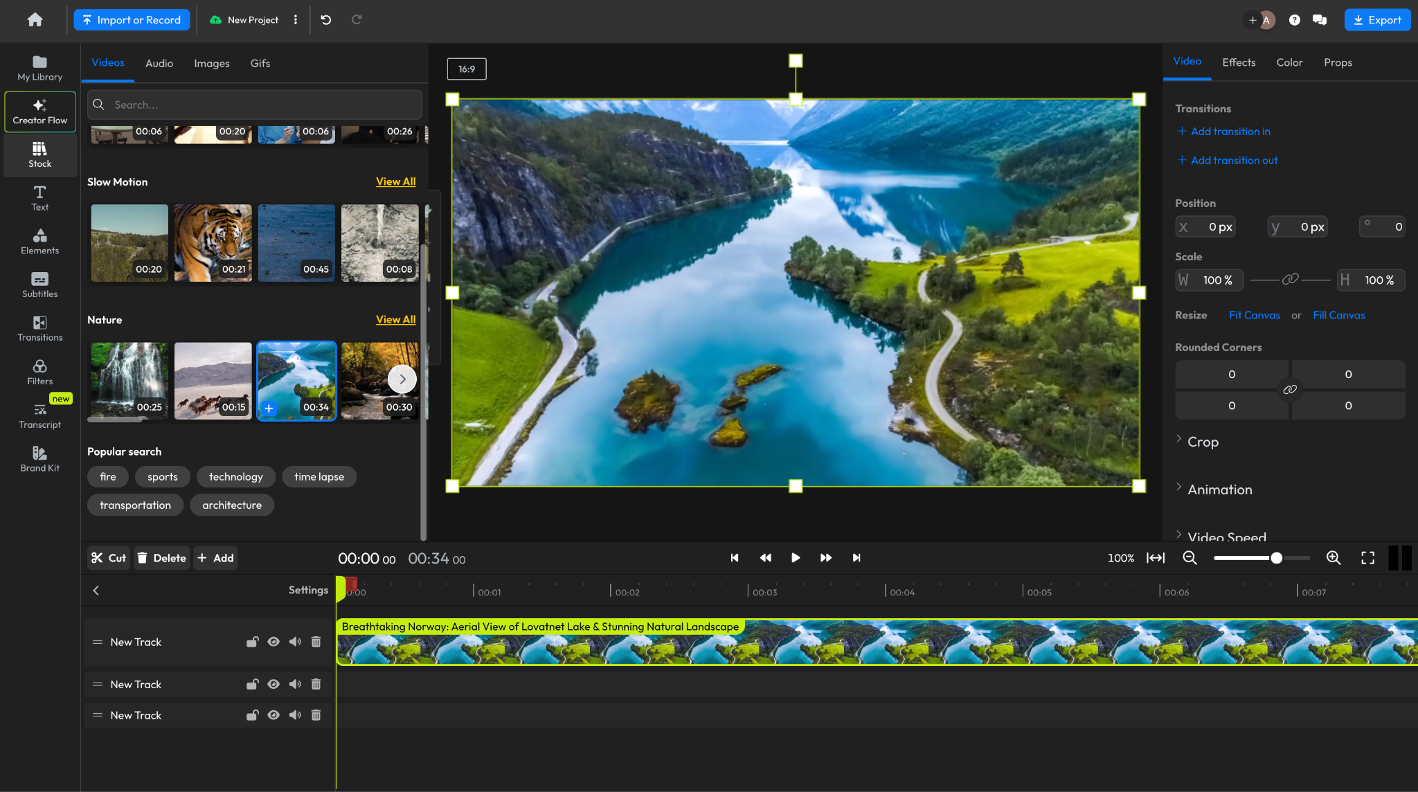 flixier video editor for vlogging