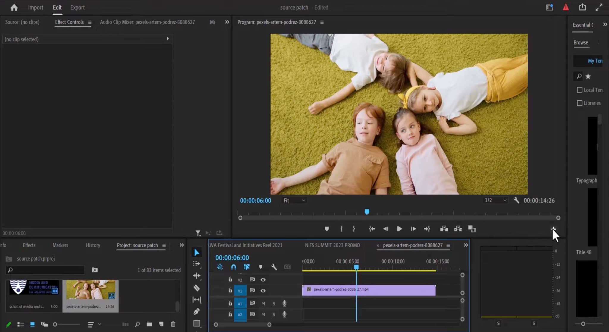 adobe premiere pro video editor for vlogging