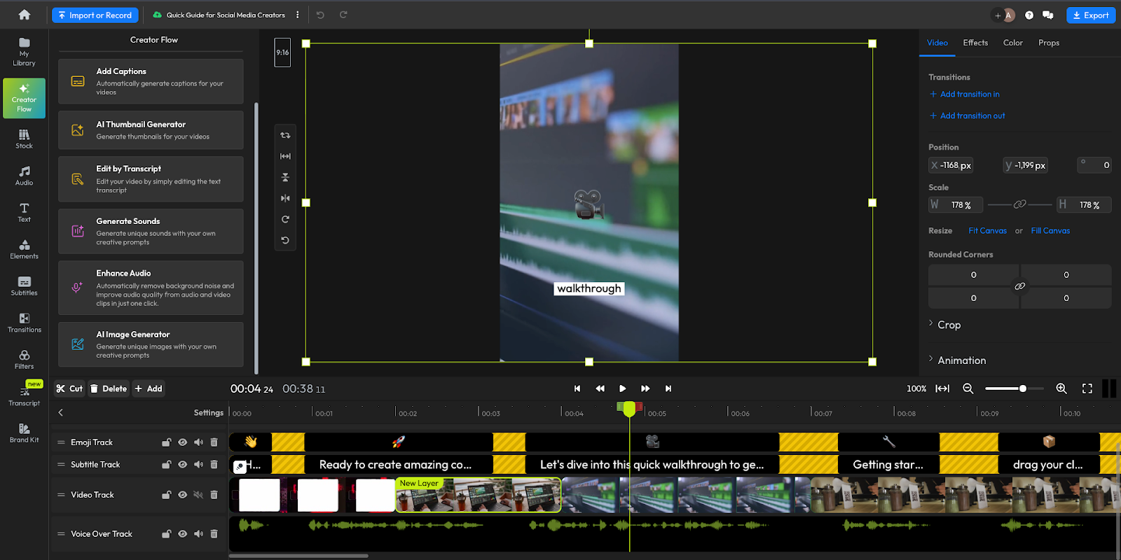 premiere pro video editor to add subtitles