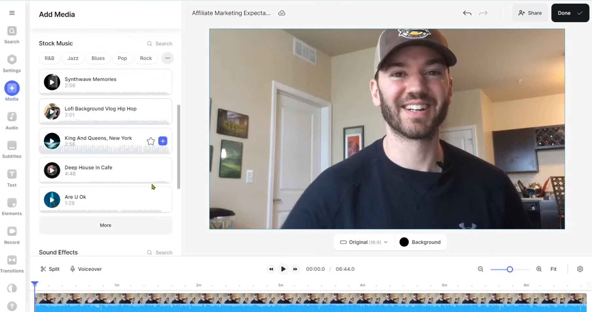 veed.io video editor to add subtitles