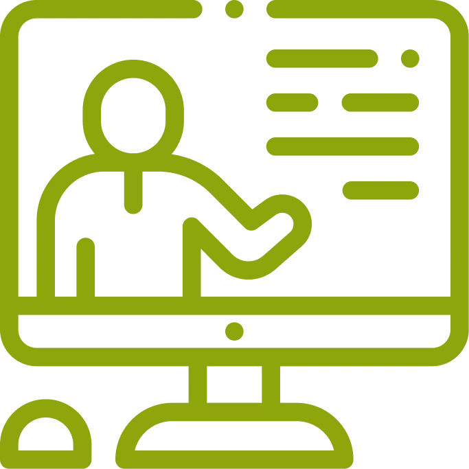 Built-in teleprompter keeps you on track