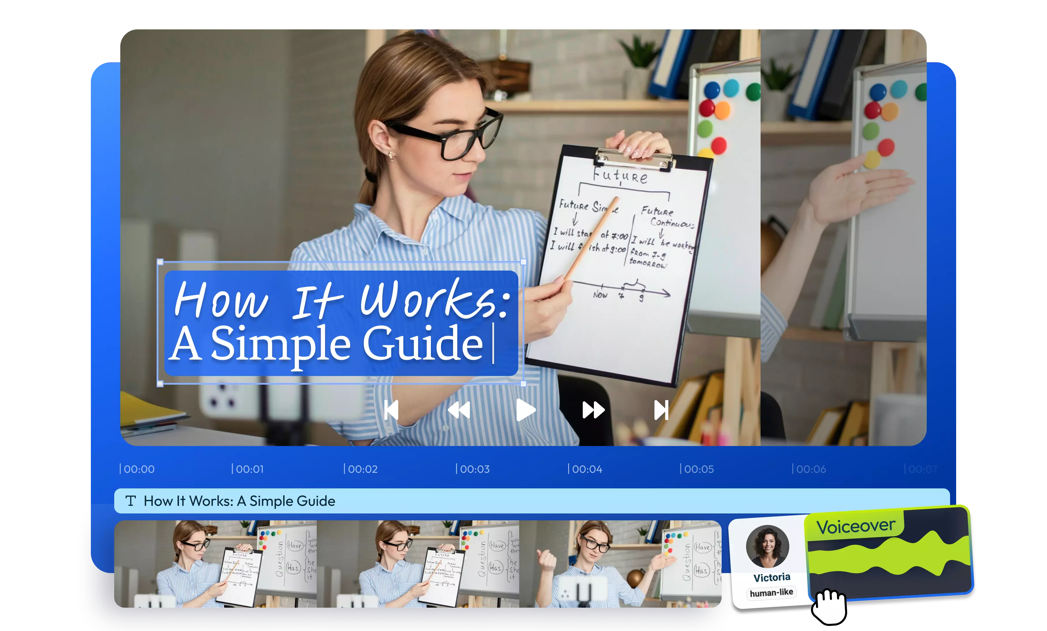 Explainer Video Maker with AI Subtitles and Voiceovers