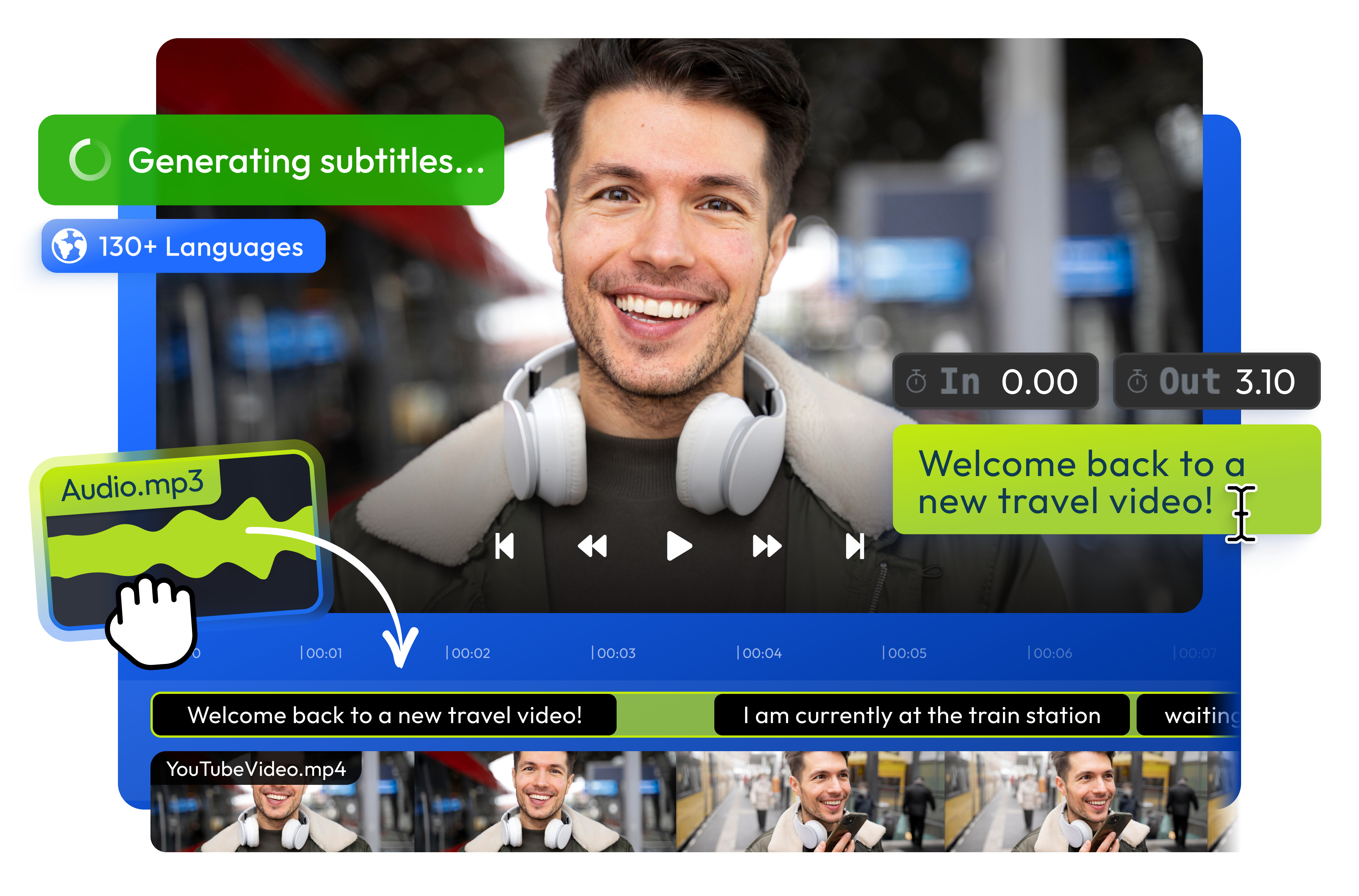 Convertidor de audio a texto con IA de alta precisión