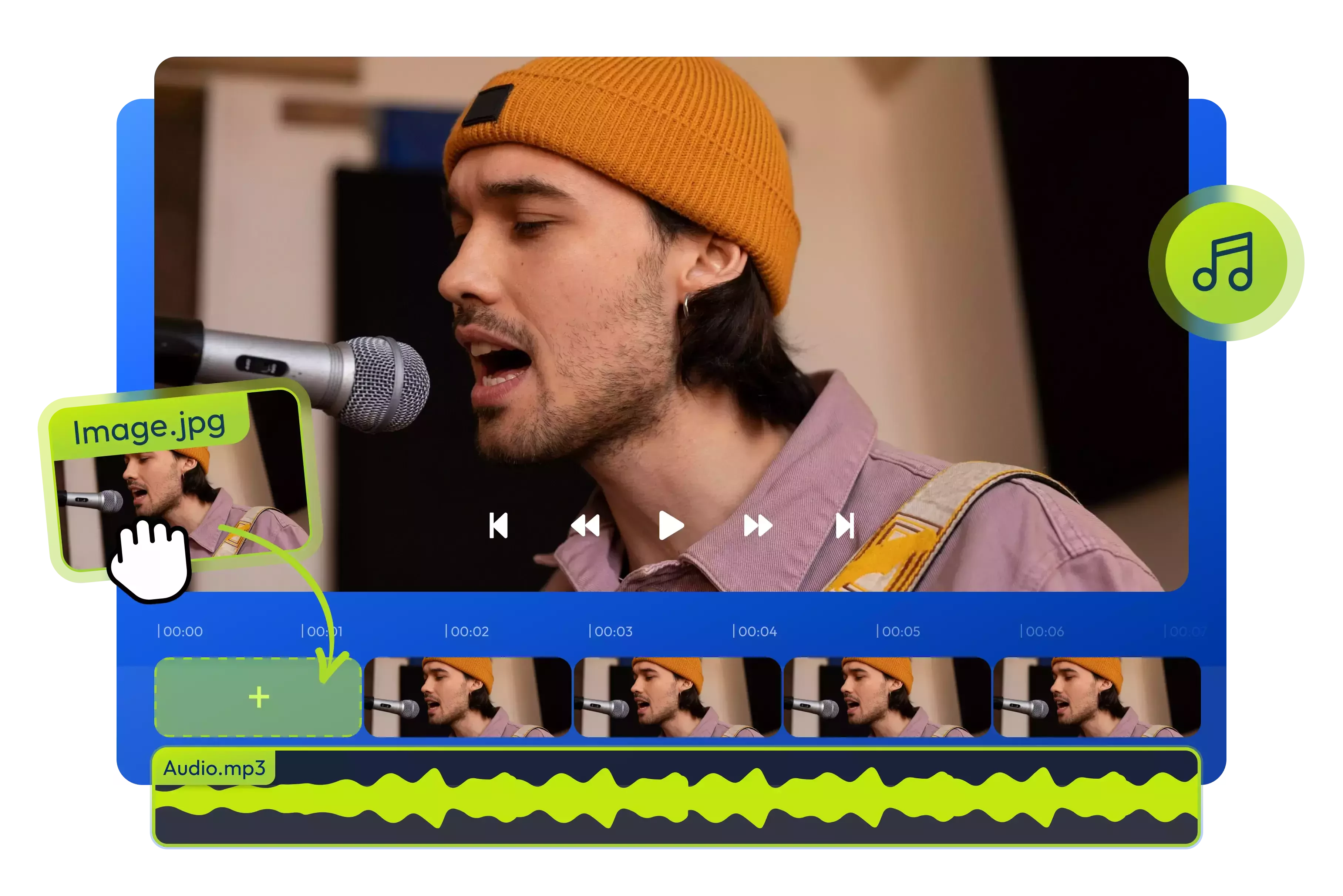 Añadir imagen a MP3 online