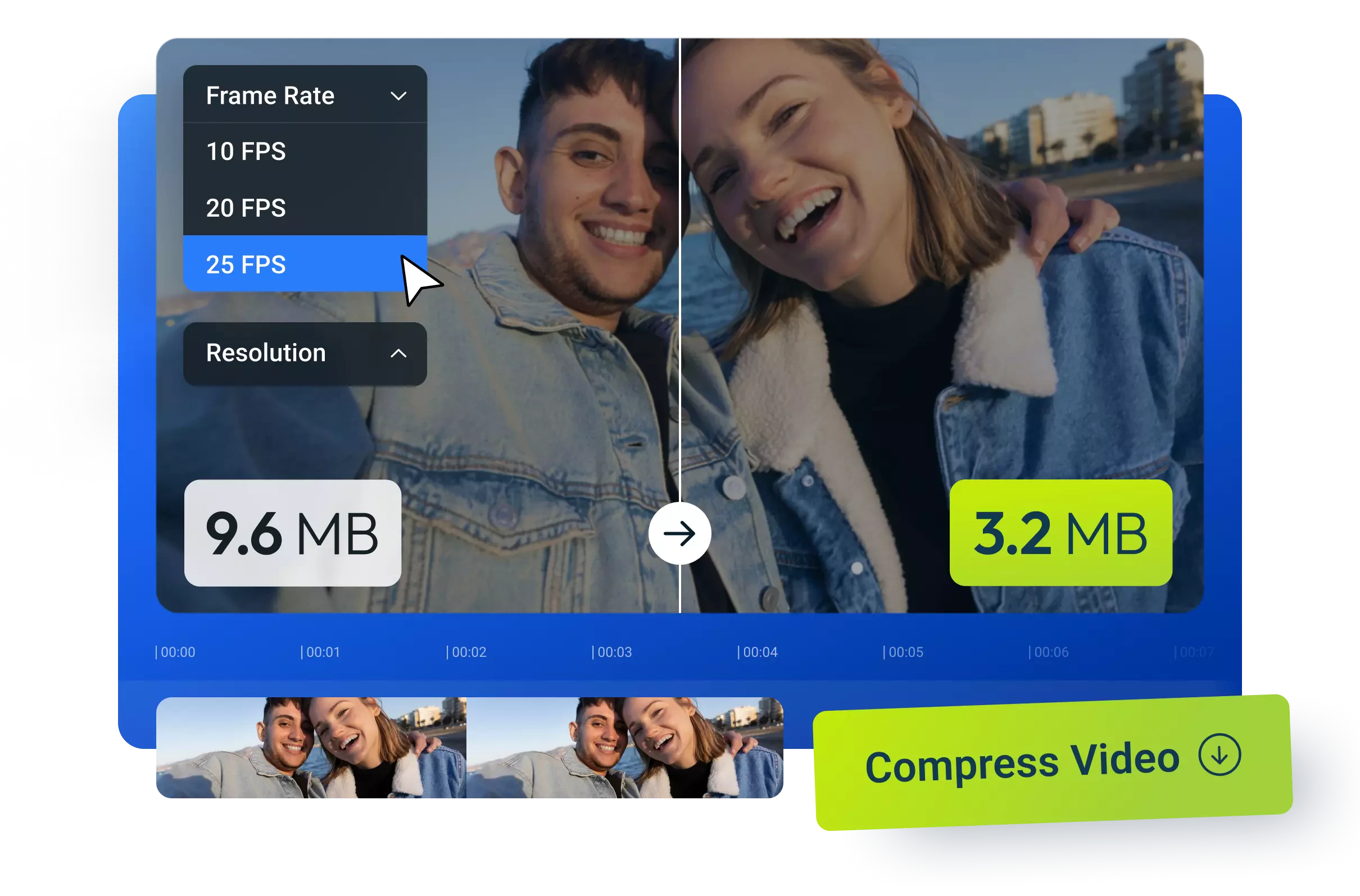 Compressor de Vídeo Online com Redução de Tamanho de Alta Qualidade