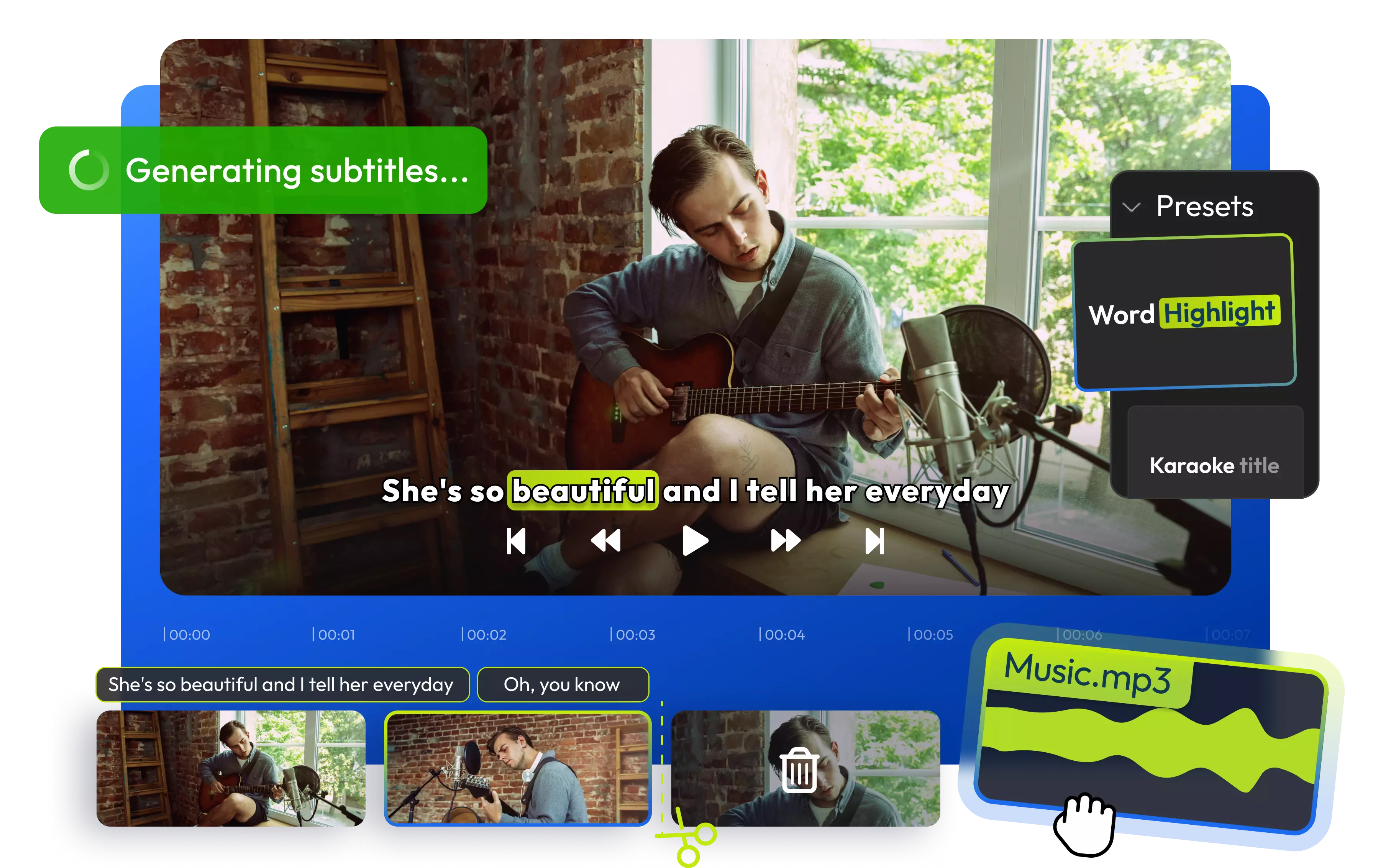 Lyric Video Maker for Stunning Music Visuals on Any Platform